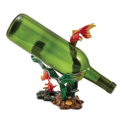 Bejeweled Crystal Fish & Reef Bottle Holder