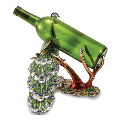 Crystal Peacock Bottle Holder Gift – view 2