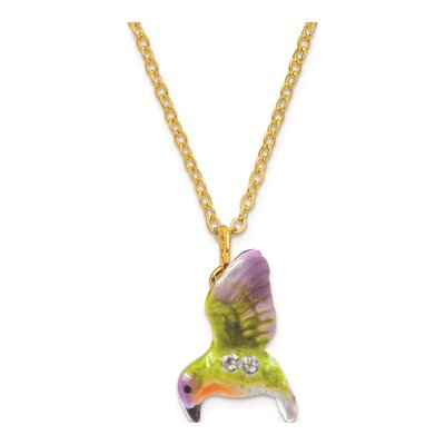 Hummingbird Trinket Box & 18in Necklace Set – view 4
