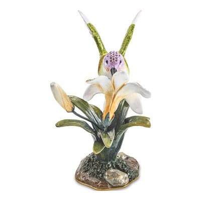 Hummingbird Trinket Box & 18in Necklace Set – view 7