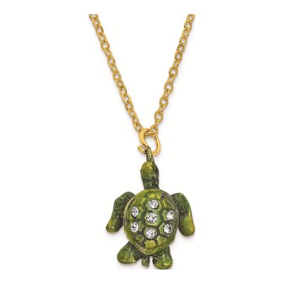 Jeremy Sea Turtle Trinket Box with 18" Necklace – view 4