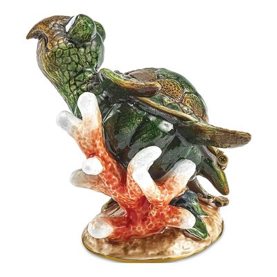 Jeremy Sea Turtle Trinket Box with 18" Necklace – view 6