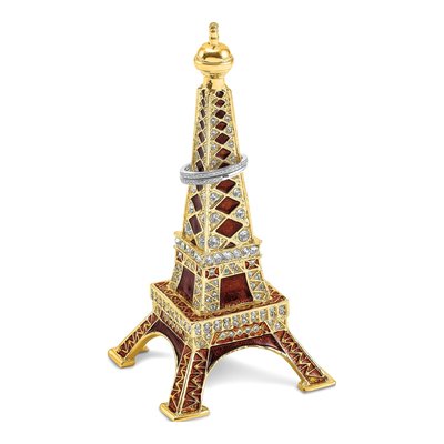 Paris Eiffel Tower Ring Holder & Necklace Gift Set – view 2