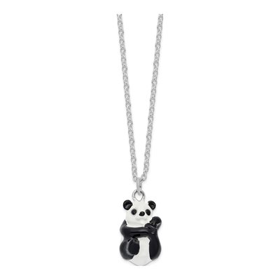 Bejeweled Panda Trinket Box & 18-Inch Necklace – view 4