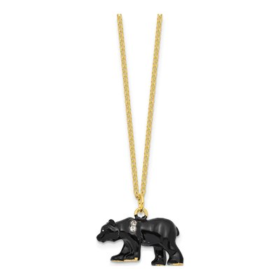 Pewter Bear Trinket Box with 18" Necklace – view 4