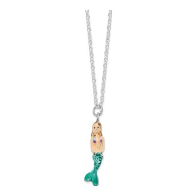 Adella Mermaid Trinket Box with Necklace – view 4