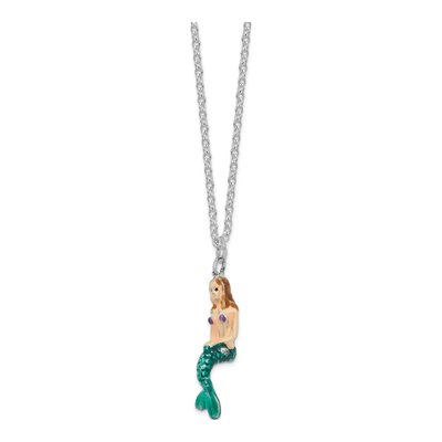 Adella Mermaid Trinket Box with Necklace – view 5