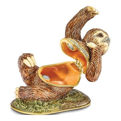 Sloth Trinket Box with Necklace – view 2