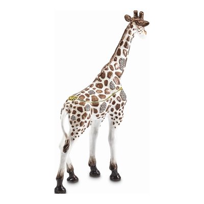 Pewter Giraffe Trinket Box with 18" Necklace – view 3