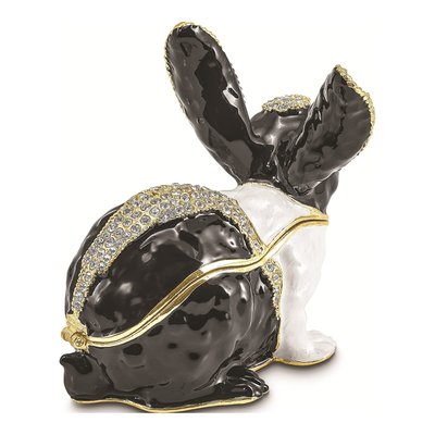 Pewter Bunny Trinket Box with 18in Necklace – view 3