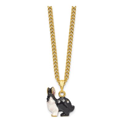 Pewter Bunny Trinket Box with 18in Necklace – view 4