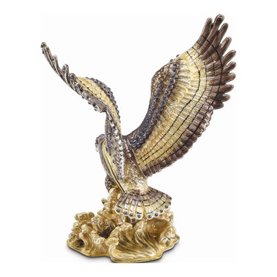 Pewter Eagle Trinket Box with 18" Necklace – view 3