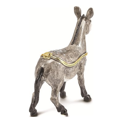 Pewter Donkey Trinket Box with 18" Necklace – view 3