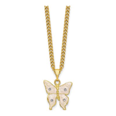 Pewter Butterfly Trinket Box & Necklace Gift Set – view 4