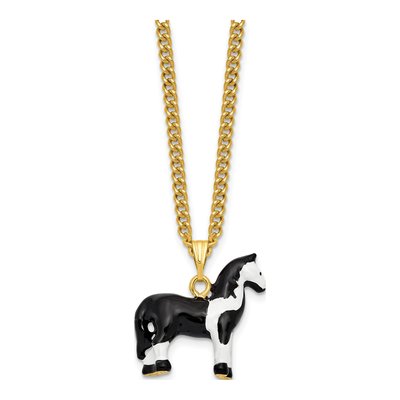 Pewter Horse Trinket Box with 18 In. Necklace – view 4