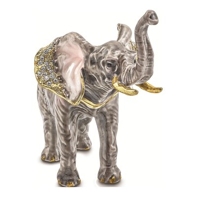 Pewter Elephant Trinket Box with 18" Necklace – view 5