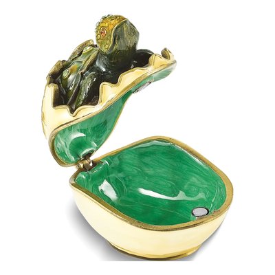 Norbert Turtle Trinket Box w/ Necklace – view 2