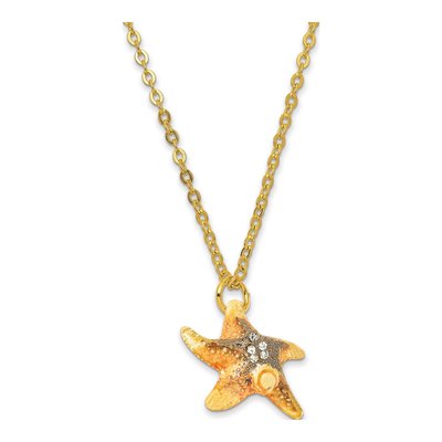 Pewter Starfish Trinket Box with 18" Necklace – view 4