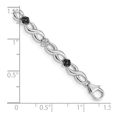 14K White Gold 1/2 ct tw Diamond Bracelet – view 4