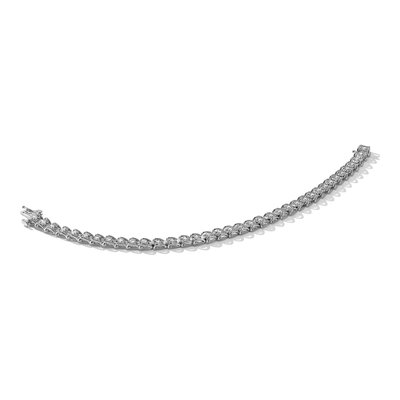 14K White Gold 5/8 ct tw Diamond Tennis Bracelet – view 4