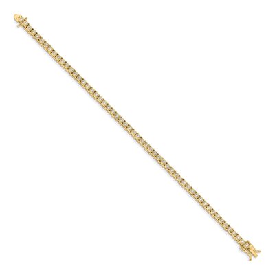 14K Yellow Gold 1 ct tw Diamond Tennis Bracelet – view 2