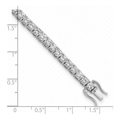 14K White Gold 7 7/8 ct tw Lab-Grown Diamond Tennis Bracelet – view 6