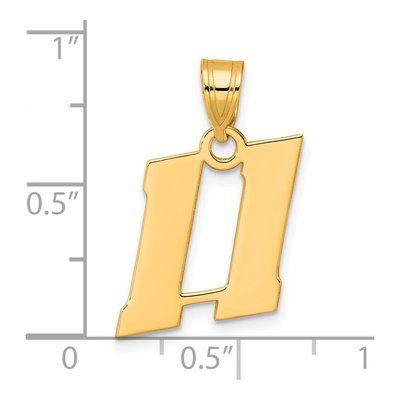 14K Yellow Gold Number 11 Pendant – view 5