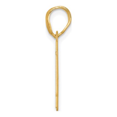 14K Yellow Gold Number 15 Pendant – view 3