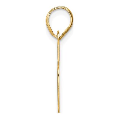 14K Yellow Gold Number 16 Pendant – view 3