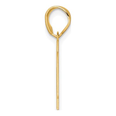 14K Yellow Gold Number 17 Pendant – view 3