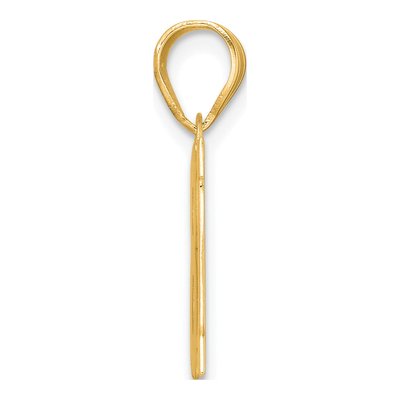 14K Yellow Gold Number 18 Pendant – view 3