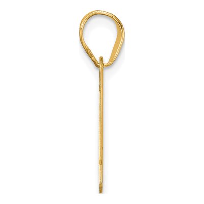 14K Yellow Gold Number 19 Pendant – view 3