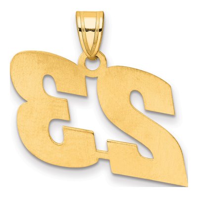 14K Yellow Gold Number 23 Pendant – view 4