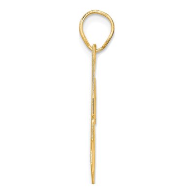 14K Yellow Gold Number 24 Pendant – view 3