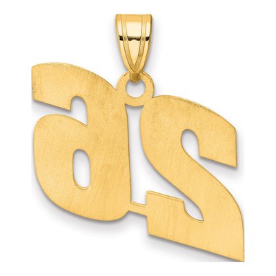 14K Yellow Gold Number 26 Pendant – view 4