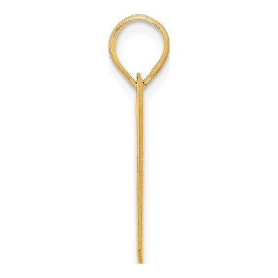 14K Yellow Gold Number 37 Pendant – view 3