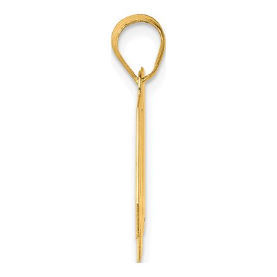 14K Yellow Gold Number 40 Pendant – view 3