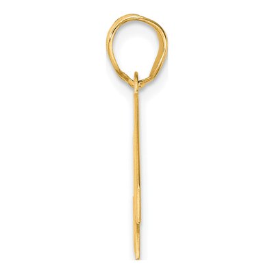 14K Yellow Gold Number 42 Pendant – view 3