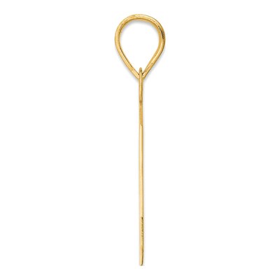 14K Yellow Gold Number 44 Pendant – view 3