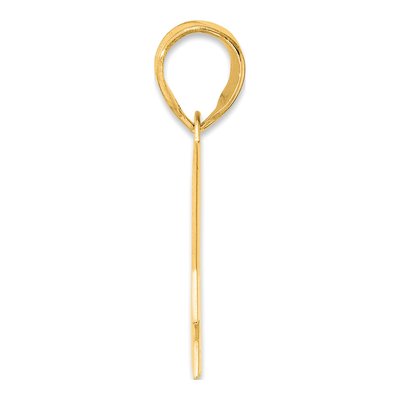 14K Yellow Gold Number 46 Pendant – view 3
