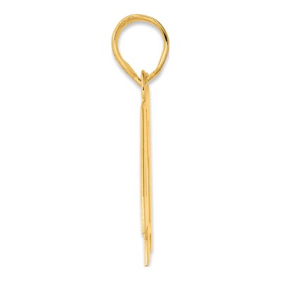 14K Yellow Gold Number 47 Pendant – view 3