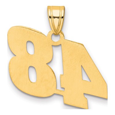 14K Yellow Gold Number 48 Pendant – view 4