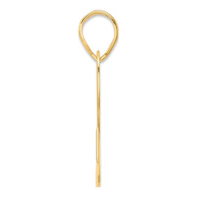 14K Yellow Gold Number 52 Pendant – view 3