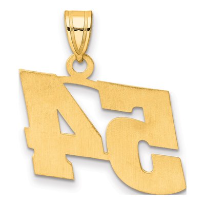14K Yellow Gold Number 54 Pendant – view 4