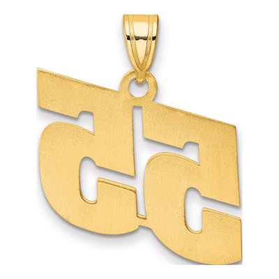 14K Yellow Gold Number 55 Pendant – view 4
