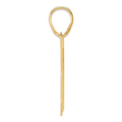 14K Yellow Gold Number 57 Pendant – view 3