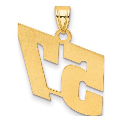 14K Yellow Gold Number 57 Pendant – view 4