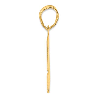 14K Yellow Gold Number 58 Pendant – view 3