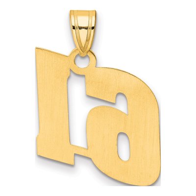 14K Yellow Gold Number 61 Pendant – view 4