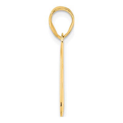 14K Yellow Gold Number 62 Pendant – view 3